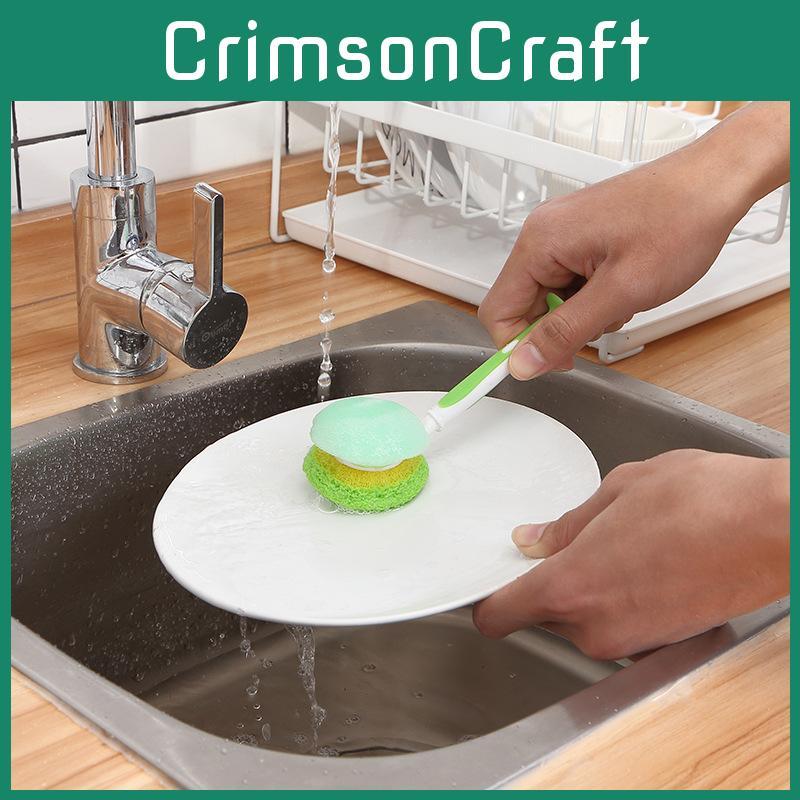 Bottle Sponge Brush For Gentle Cleaning Of Cups And Mugs With Ergonomic Handle