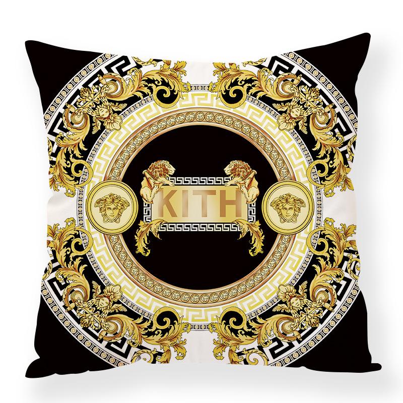 

Ретро Животный Принт Цепочка Смешанные Элементы Цифровая Печать Наволочка Подушка для Поясницы Автомобиля 45 * 45Cm pillow cover