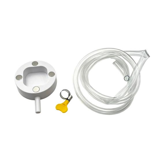 Magnetic Window AC Drain Kit 4/6/12FT Clear PVC Drain Hose with Stainless Steel Clamp No Drilling Flexible Weather-Resistant Condensate Drain Adapter