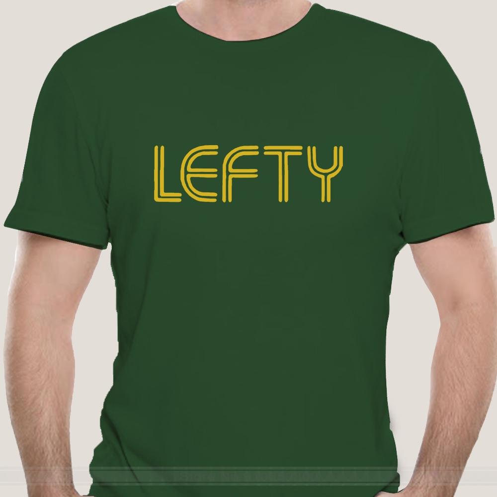 Lefty T Shirt Funny Left Handed Shirts South Paw Cool Vintage Retro 80s Keyboard Scissors Golf Clubs Mens