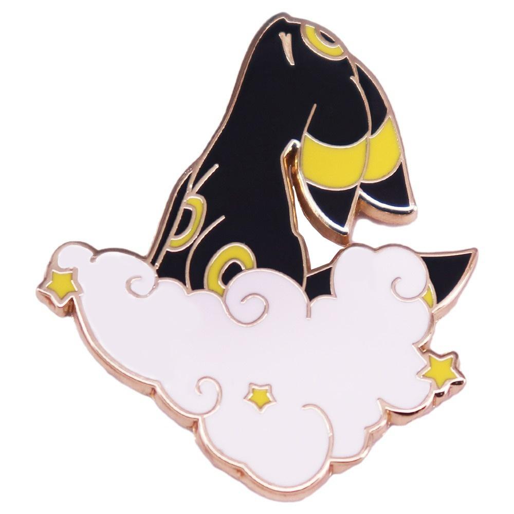 Hard Enamel Pin Eevee Star Cloud Star Cloud Brooch Badge Metal Lapel Backpack Sweater Accessories Jewelry Gifts