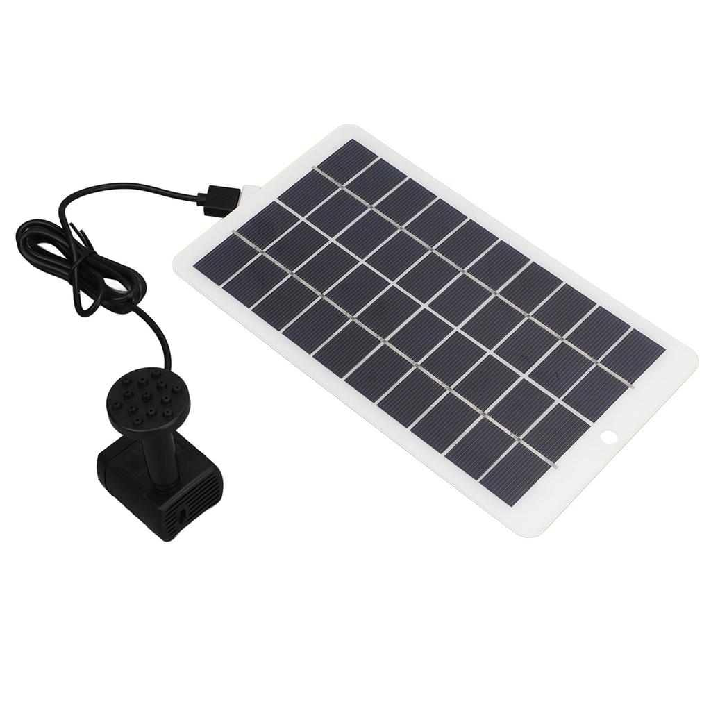 Solarbrunnenpumpe Professionelle Hocheffiziente Solarbetriebene Wasserpumpe für Außen Garten Terrasse