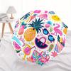 1pc Tropical Summer Vibes Automatic Folding Umbrella, Portable & Foldable Design with 8 Ribs, Casual Outdoor Accessory Halloween and Christm