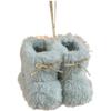 Mini Christmas Boots Ornaments Set Plush Design for Tree Hanging Small Boot Shape Lightweight Holiday Decorations