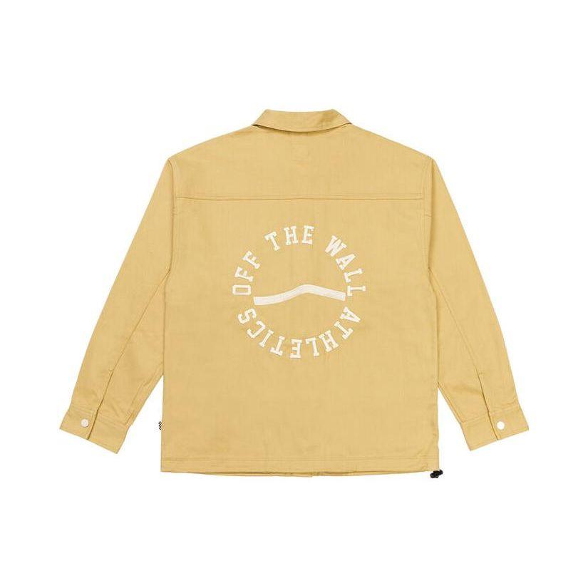 Vans Solid Single-Breasted Long Sleeve Jacket Women Outerwear Yellow VN0002S5YUU