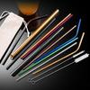 Eco-Friendly Island Qi 304 Stainless Steel Colored Drinking Straw for Milk Tea & Juice
