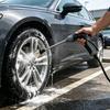Hogedruk Slangmondstuk, Lange Steel Booster Mondstuk, Heavy Duty Tuinslangmondstuk, Verstelbaar Mondstuk voor Auto Wassen Tuin Besproeien