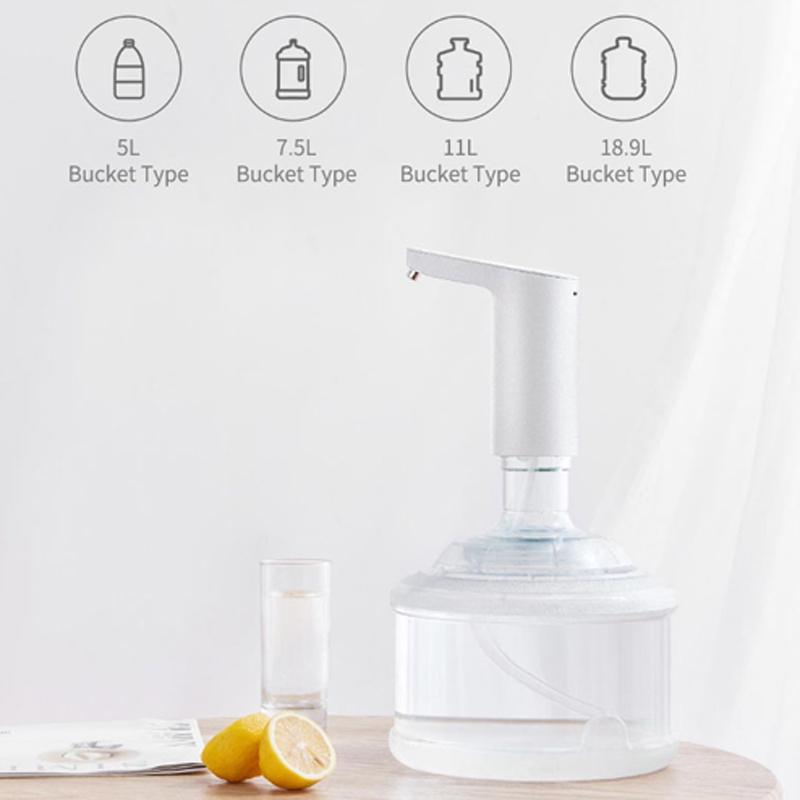 Youpin XiaoLang Automatische Mini-Wasserpumpe mit Touch-Schalter, kabellose wiederaufladbare elektrische Spenderwasserpumpe mit TDS-Test für die Küche