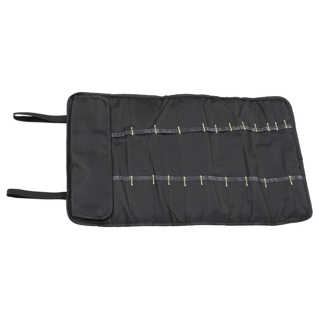 Tool Roll Bag Portable Canvas Waterproof Multifunctional Tool Organization Roll Bag for Woodworking