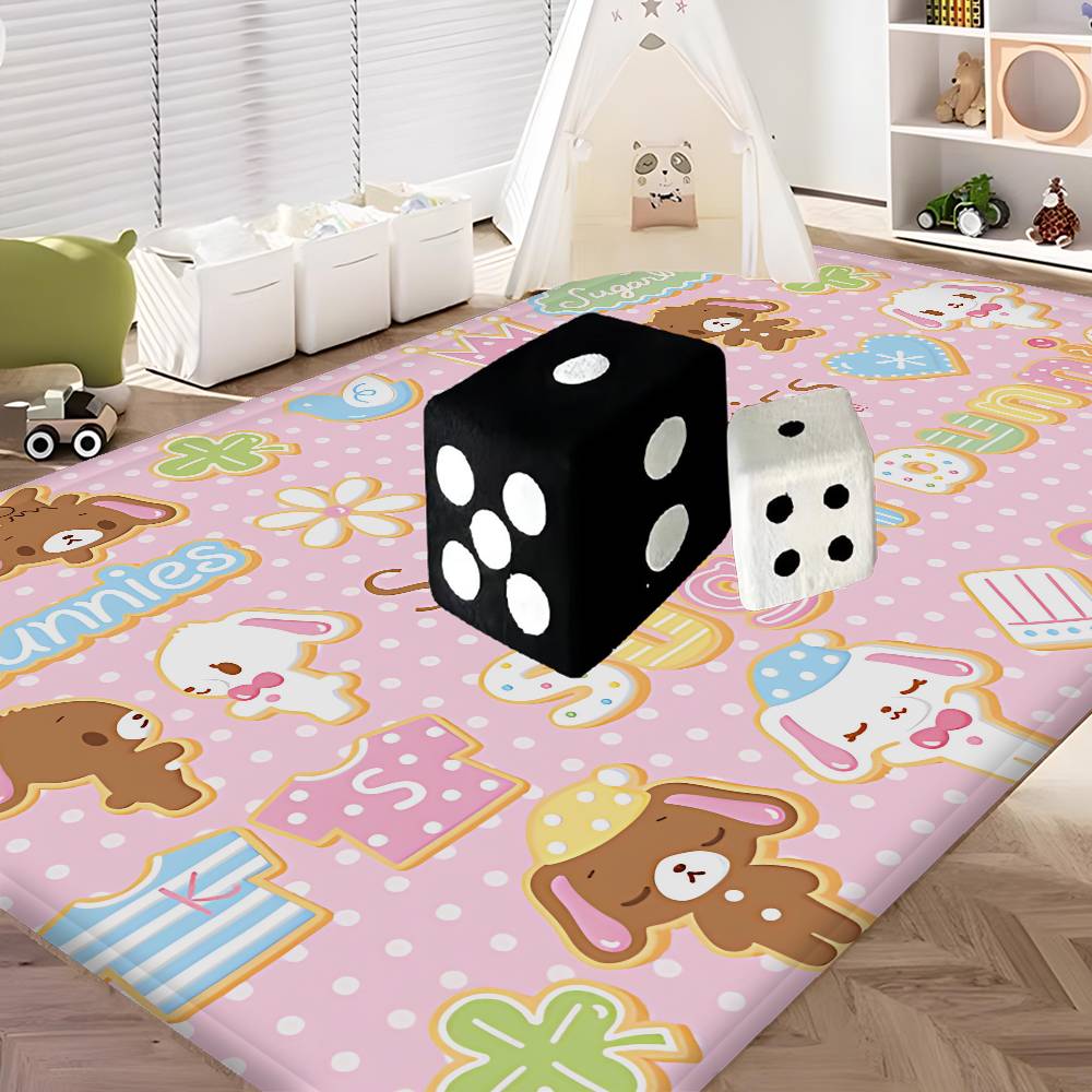 Cartoon Anime S-Sugarbunnies Floor Carpet Nordic Style Home Doormat Bathroom-Toilet Mats Bedroom Hotel Decor Mat