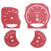 Authentic Gauge Face Dial Facelift For 971 Cayenne Macan 718 Paramera 911 Carrera 991 Dash Cluster Overlay