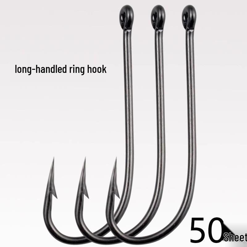 

Оптовая упаковка различных рыболовных крючков с ушком: С бородкой, со смещенным острием, очень длинное цевье, круглое и прямое цевье в больших размерах для морской рыбалки. Size 14