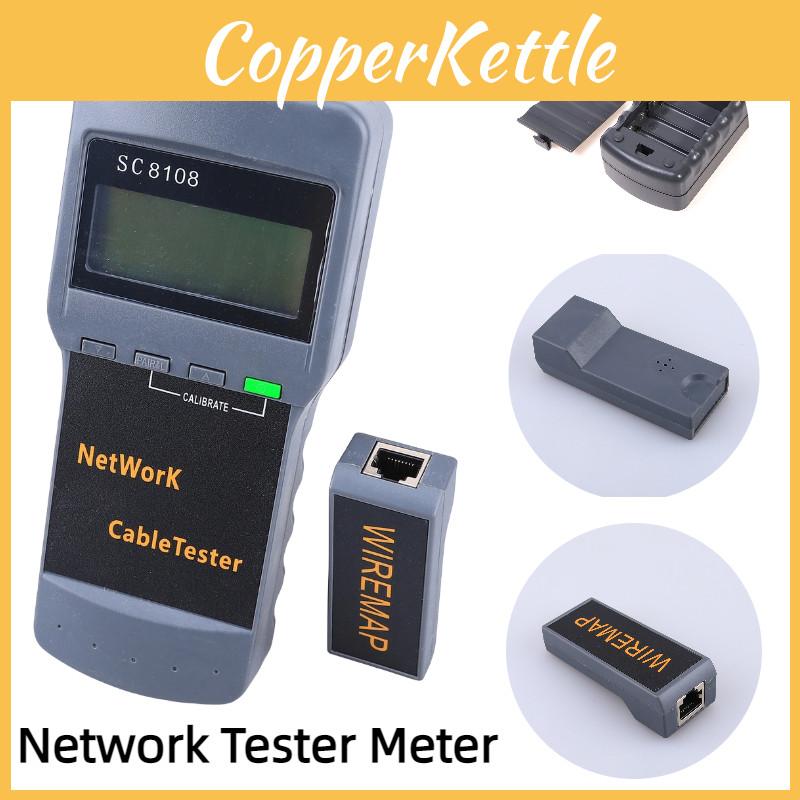 Sc8108 Network Cable Tester Length And Breakpoint Testing Rj45 Signal Detector Line Finder And Remote Identifiers