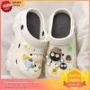 Cross-Border Cute Hat Coal Briquette & Shoe Accessories Set - Matching Shoe Buckle & Flower Set