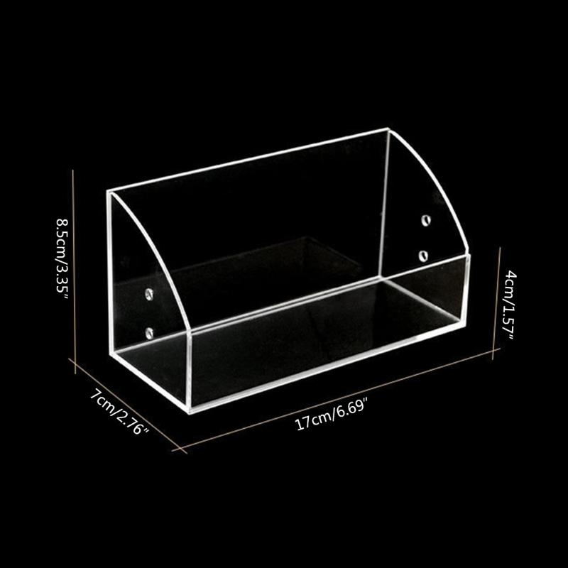 Clear Display Risers Stand 1 2 3 Tiers Makeup Organizers Acrylic Display Shelf with Dividers Dresser Display Stand
