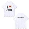 2025 Summer New Casual Y2K Cotton Print T-shirt Hip Hop New Jhope HOPE ON THE STAGE T-shirt Versatile Wholesale Men Women Tshirt