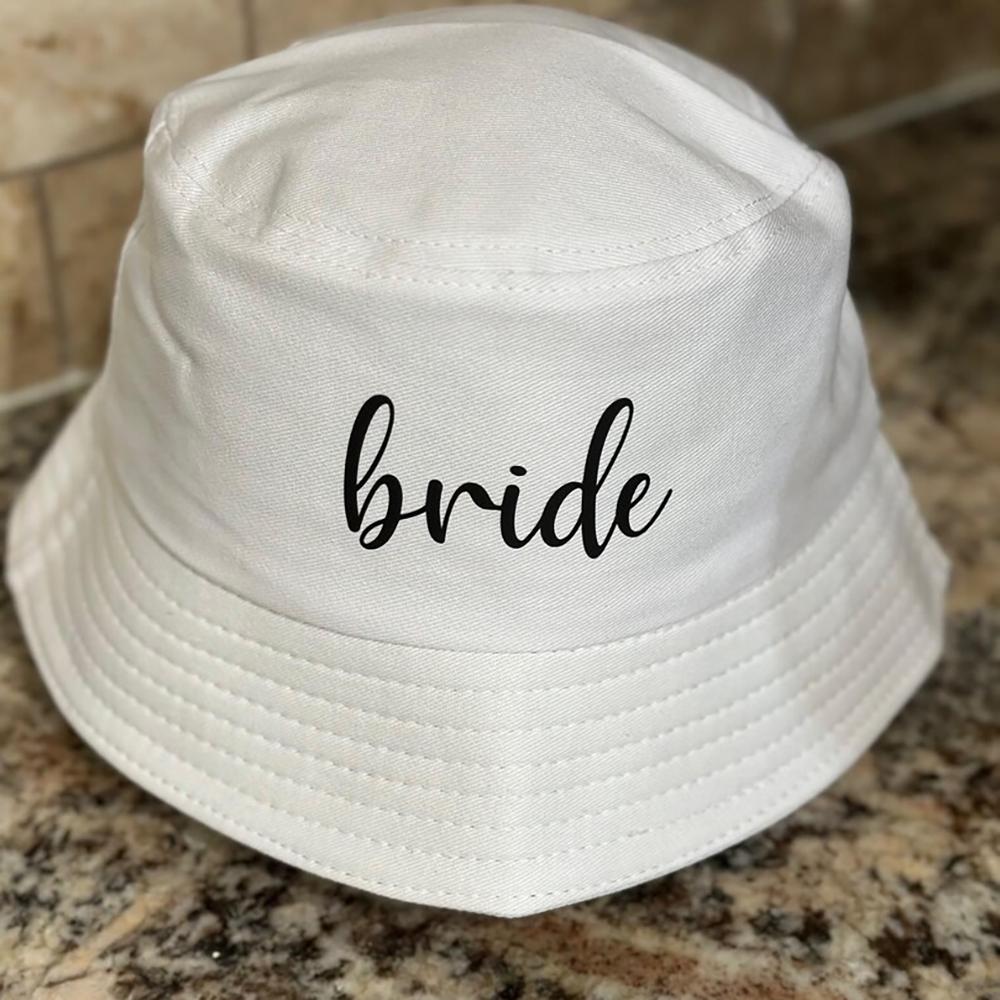 Bride Babe Bucket Hats for Wedding Bachelorette Party Girls Weekend Bridal Shower Honeymoon Travel Bridesmaid Proposal Gift