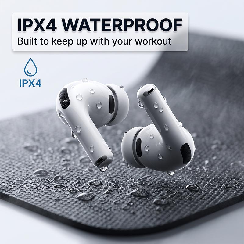 Air Pro 3 TWS Wireless Earbuds Perfect Fit 4 Sizes Silicone Tips Up To 6H Per Charge Clear Sound Noise Isolation In-ear Headphones