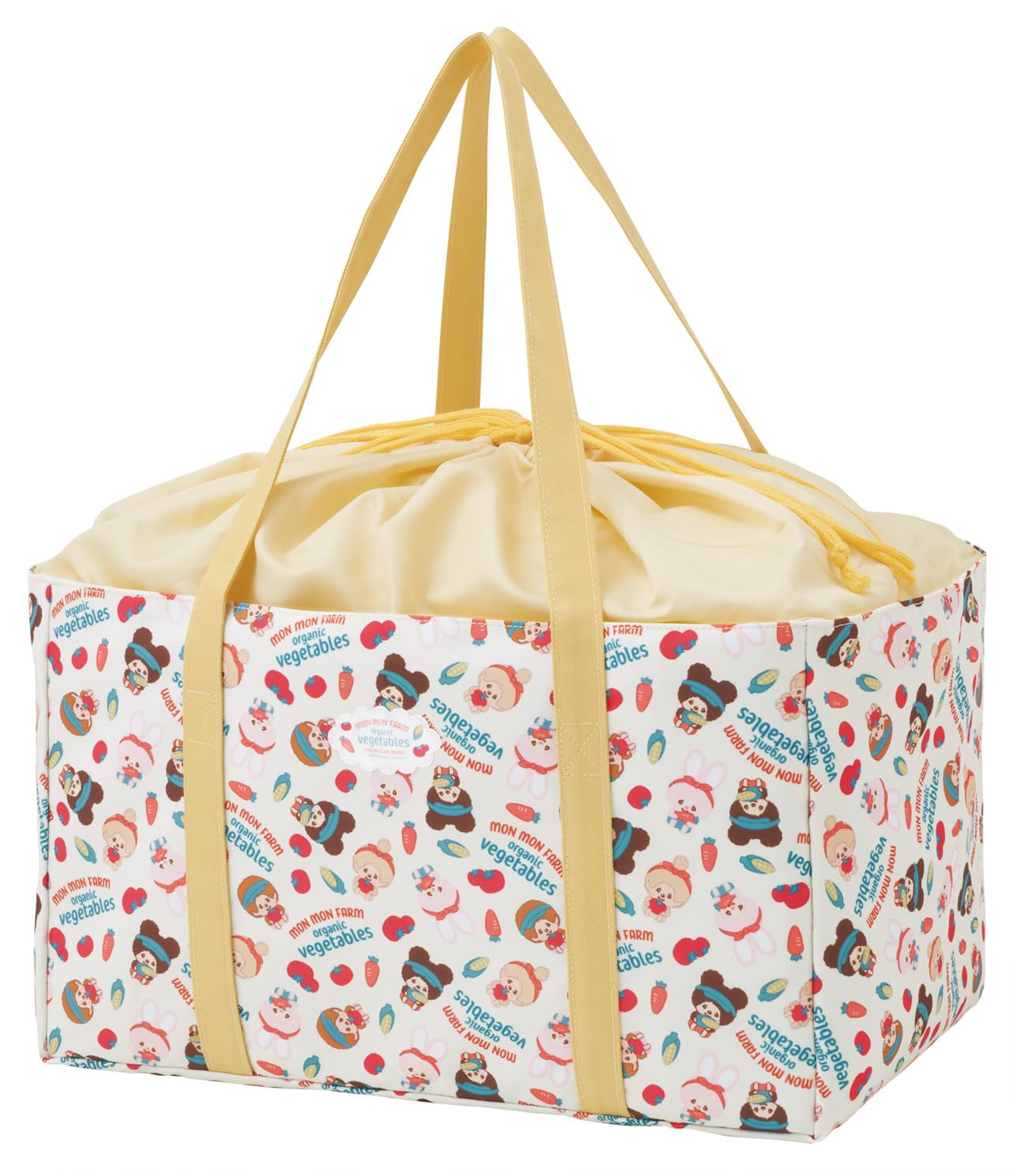 Skater Shopping Bag for Shopping Drawstring Large Monchhichi Mon Mom Farm Baskets, Insulated, Closure, Capacity, APCR11-A