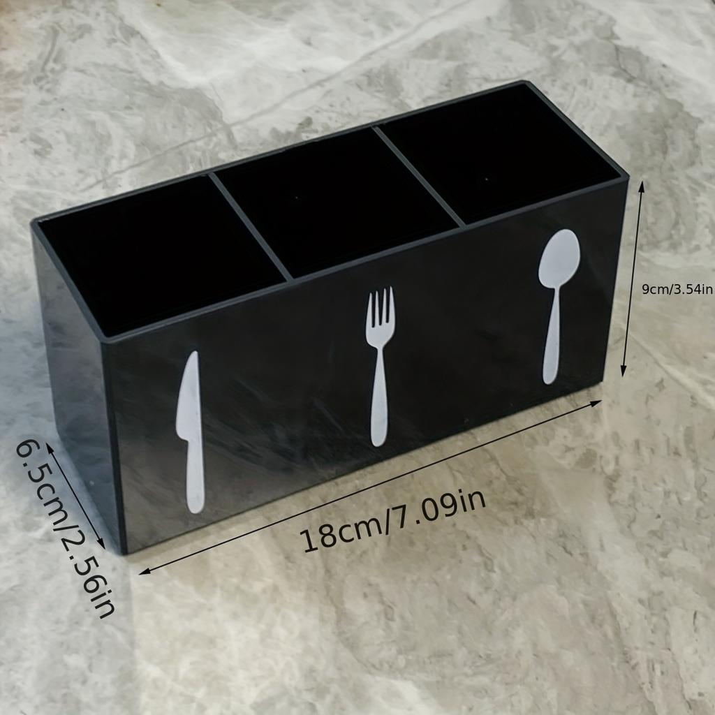 Fach Besteck Organizer Werkzeug Icons Küche Besteck Aufbewahrungsbox Besteckhalter für Gabeln Löffel Tischplatte Zuhause Esstisch