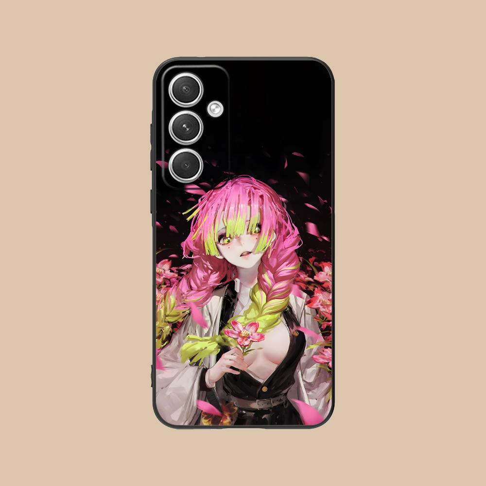 Demon Slayer Mitsuri Phone Case for Samsung Galaxy S25 S24 S23 S22 S21 S20 Note20 Plus FE Ultra Colour Protective Pretty Luxury