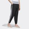 Adidas Neo Loose Fit Side Stripe Retro Knitted Sports Pants Women Bottoms Black GJ5288