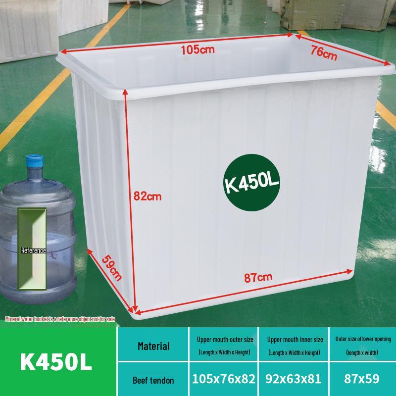 Tanque de Agua de Plástico Grueso Rectangular Grande para Piscicultura, Acuicultura y Almacenamiento