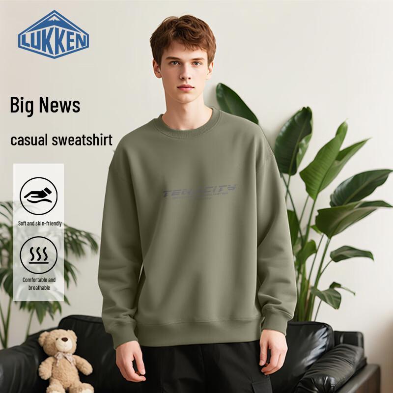 

LUKKEN Свитшот с круглым вырезом и принтом букв в американском стиле L