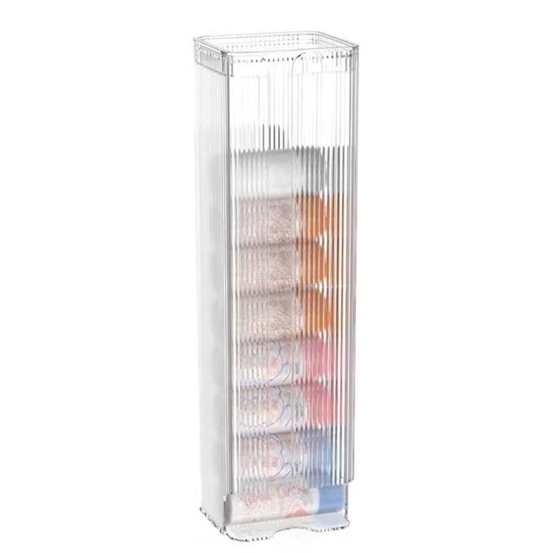 Wall Mounted Socks and Underwear Organizer Box Space Saving Panties Storage Case Plastic Bag Dispenser for Kitchen