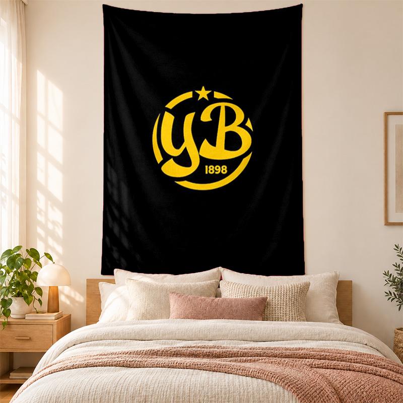 Tapestry BSC Young Boys wysokiej jakości do dekoracji ścian salonu, sypialni, akademika, idealne jako dekoracja ścienna do sypialni lub prezent świąteczny