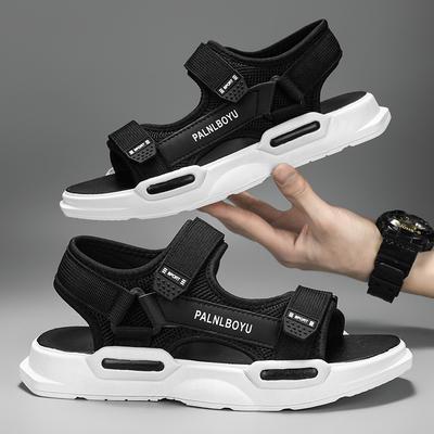 Fashion Sandals Men's Summer 2025 New Sports Beach Shoes Men's Casual Driving Soft Soled Non Slip Slippers