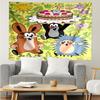 Krtek Print Tapestry, Backdrop, Easy Setup, Ideal for Bedroom, Office & Living Room, with Aesthetic Wall Hanging Decor.