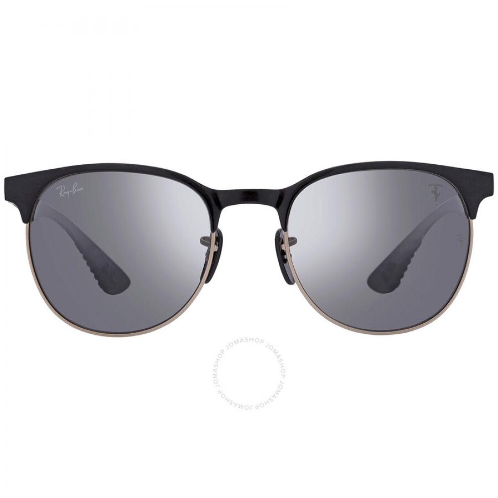 

Ray Ban Scuderia Ferrari Grey gradient Mirror Silver Phantos Unisex Sunglasses RB8327M F0816G 53