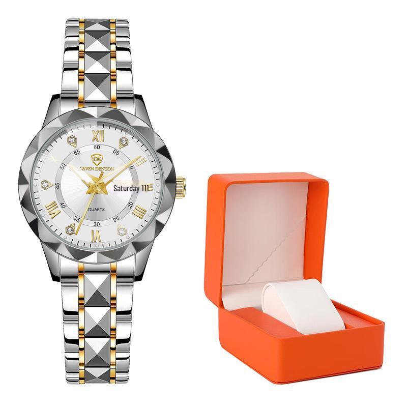 Chenno Women's Luxury Waterproof Luminous Quartz Watch
