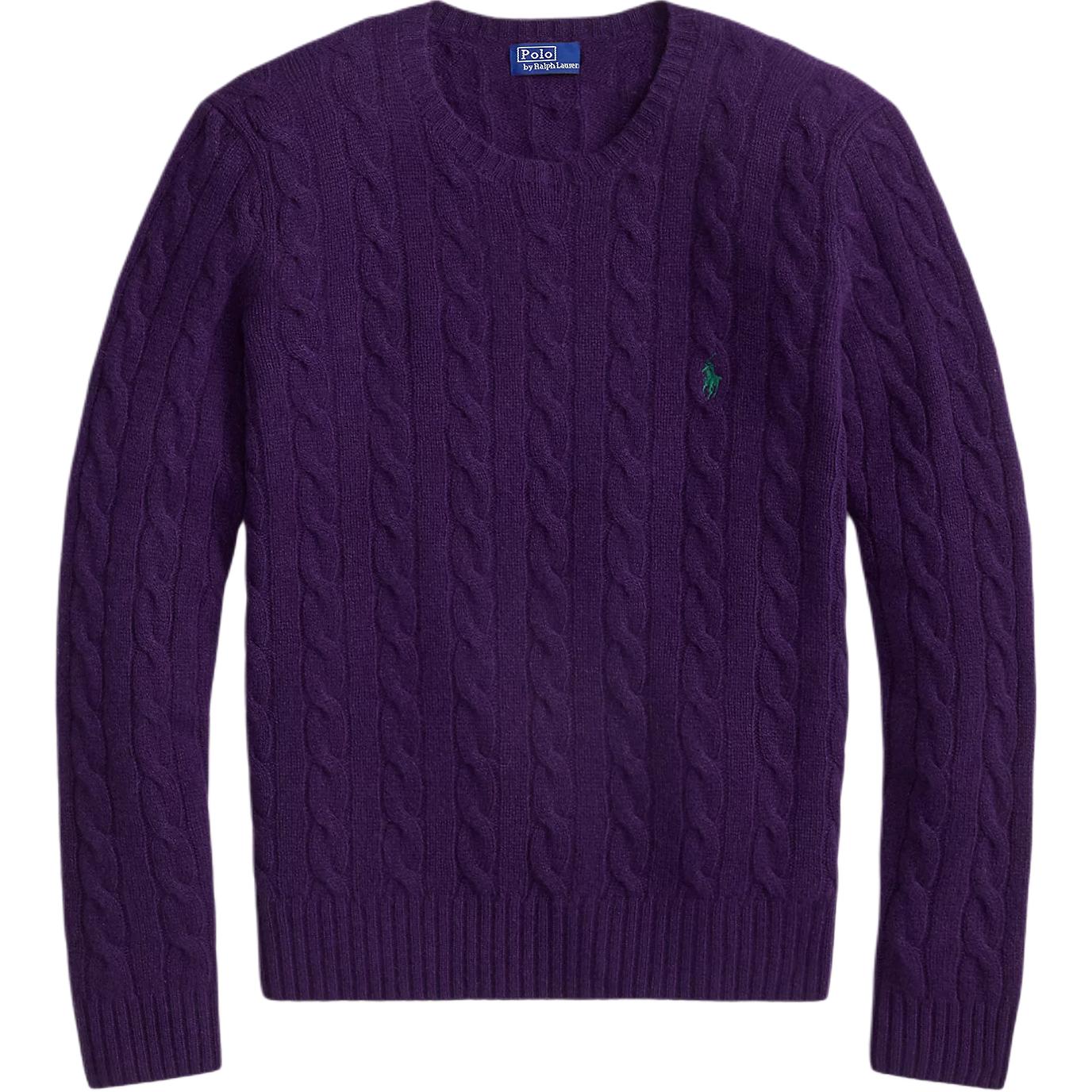

Светр жіночий Polo Ralph Lauren Slim Fit з круглим вирізом, в язаний косами, з довгим рукавом 211971865-011 L
