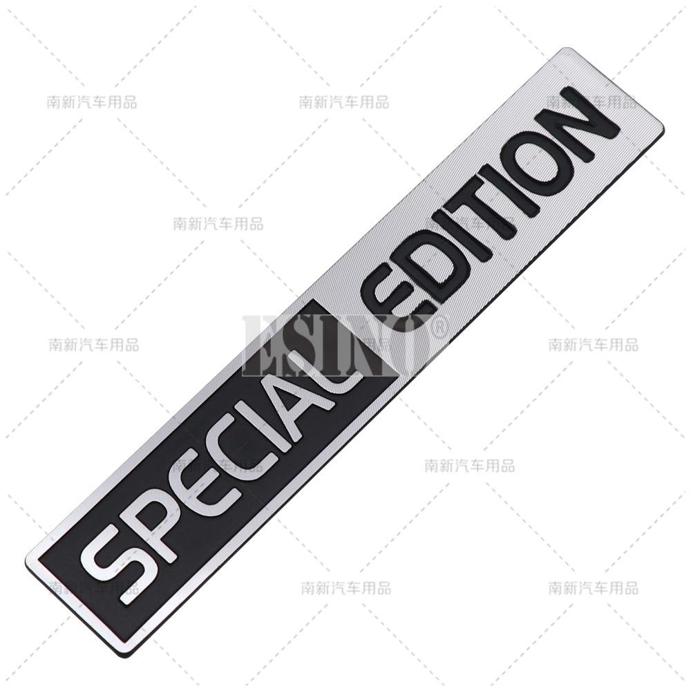 3D Limited Edition Special Edition Car Trunk Aluminium Badge Emblem Fender Rear Body Tailgate Accessories Adhesive Styling Badge