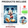 Disney Classic Mickey Pearl Art Painting Pearl Bubble Atmosphere Theme Frameless Craft Painting Living Room Entrance Decoration Gift Choice