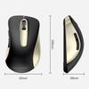 QAF Wireless Ergonomic Comfortable for 1400 DPI Optical Plug and USB Receiver 5 Compatible with Available in Black Gold 2.4GHz Mouse, Design,