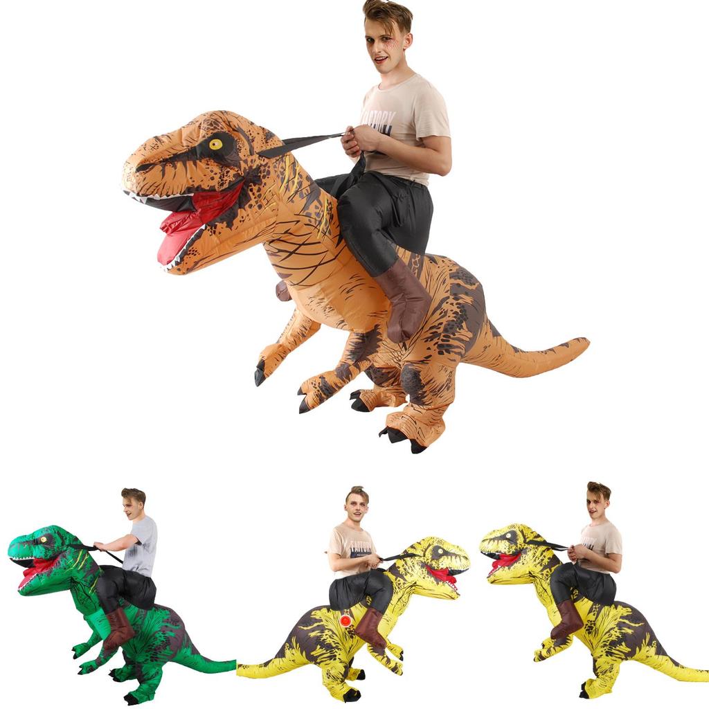 Inflatable Dinosaur T-rex Costume For Adults With Waterproof Durable Polyester Material