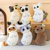 Cute Siamese Cat Plush Pillow With Pp Cotton Filled Soft Toy For Kid And Teens