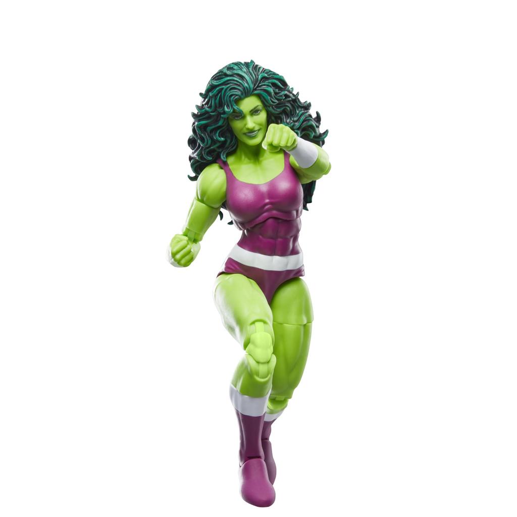 Hasbro Marvel Comics and Iron Man Comics Collectible Action Retro Blister Authentic She-Hulk 6-inch (15cm) Figure, Design, Packaging, F9029,