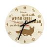 Cardigan Welsh Corgi - Clock with Dog, Wooden Clock with Engraving, Personalised Clock by