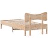 Solid Wood Bed Without Mattress 75 X 190 Cm Pine Wood