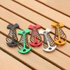 Telescopic Spring Fish Bone Nail Aluminum Alloy Tent Nail Hiking Ground Pin Travel Tent