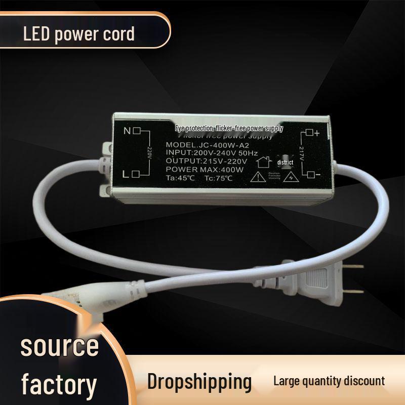 

Розумна світлодіодна неонова стрічка без мерехтіння з вилкою та високовольтним блоком живлення Plastic Casing 150W