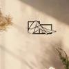 Elegant Rustproof Metal Line Art for Women - Modern Gift for Locker or Office