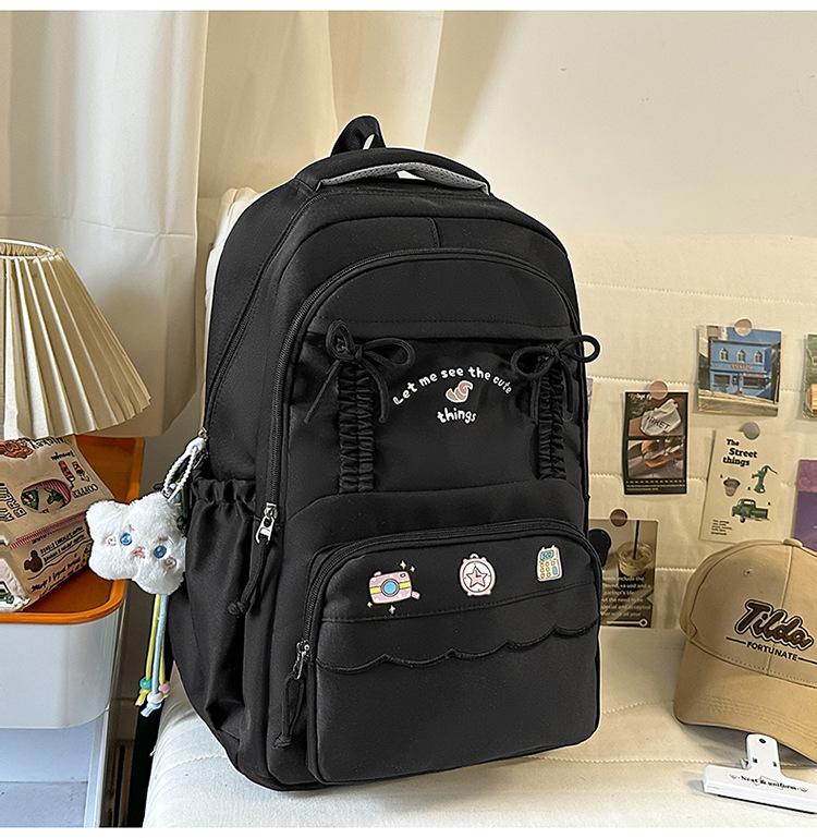 Schoolbag spring new schoolbag female Korean version pain bag high school backpack Japanese ins college style sweet soft girl backpack