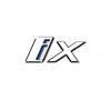 Car Stickers 3D ABS Material Letters Rear Trunk Emblem Tailgate Decals For BMW Ix I20 Black Silver Logo Accessories Az2