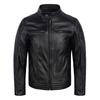 Black Motorcycle Jackets Genuine Cowhide Leather Coats Men Leather Jacket Riding Biker Jackets For Men Clothing Winter