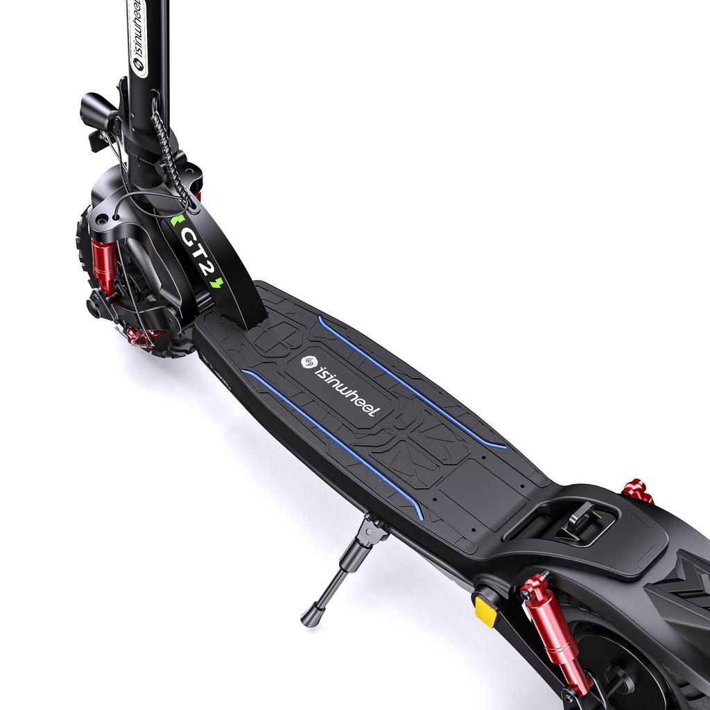 Isinwheel GT2 Electric Scooter - 1000W Motor, 60KM Range, 11" Off-Road Tires, Dual Suspension for Powerful Performance